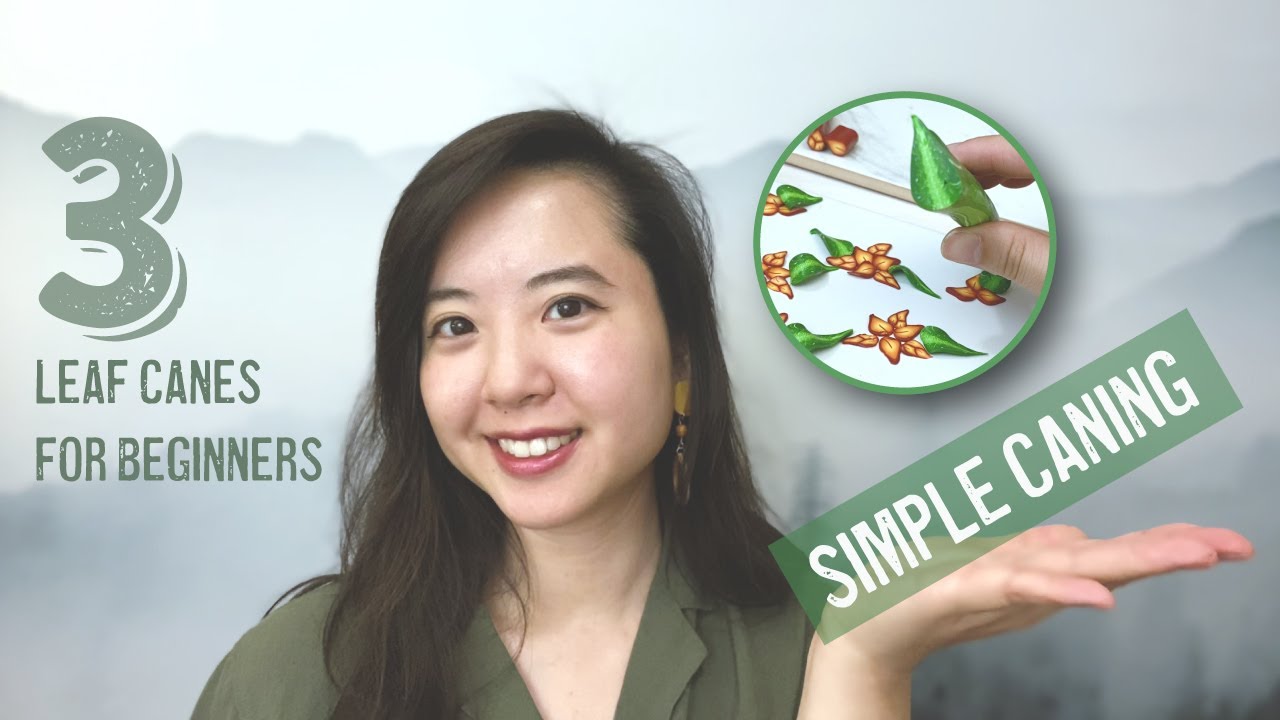 Leaf Canes | Polymer Clay Cane Tutorial for Beginners