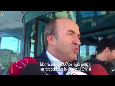 Stiri Mediafax 08 Martie - Modificările la OUG pe legile justiției, publicate în Monitorul Oficial