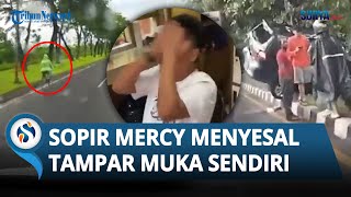 Sadar Bawa Petaka, Sopir Mercy Tabrak Lari Beruntun Akui Menyesal & Tampar Muka Sendiri