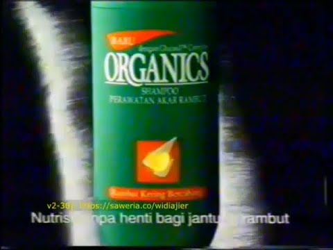 Organics Shampoo Perawatan Akar Rambut "Drum" 30s - Indonesia, 1998