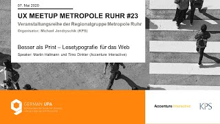 UX Meetup #23: Besser als Print – Lesetypografie für das Web (Martin Hallmann)