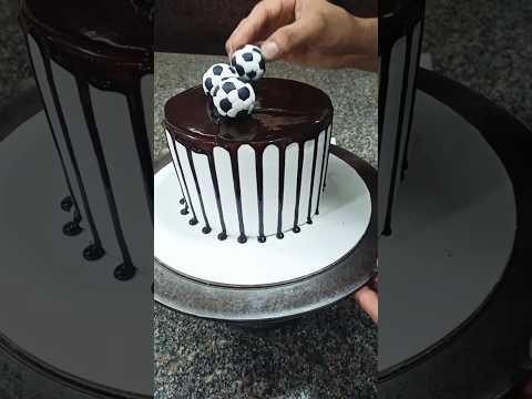 football cake design #shorts #trending #cake #viral #design