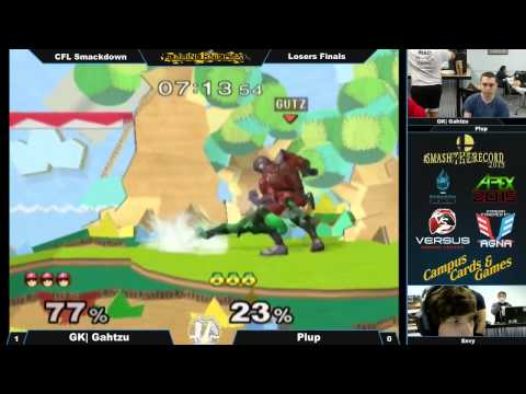 CFL Smackdown 11/11 - Gahtzu vs Plup - Melee Losers Finals