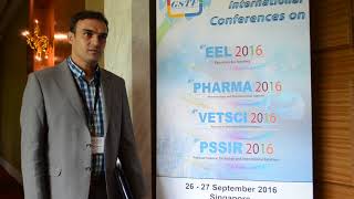 VETSCI 2016 Dr Alireza Raayat Jahromi - Global Science and Technology Forum