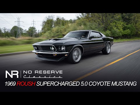 4K Roush Supercharged 5.0 Coyote 1969 Ford Mustang Pro-Touring Fastback - FOR SALE CALL 18005627815
