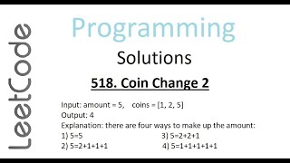 Coin Change 2 Leetcode Solution | Python