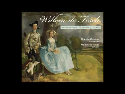 Willem de Fesch (1687-1761) Cello Sonatas, Claudio Casadei