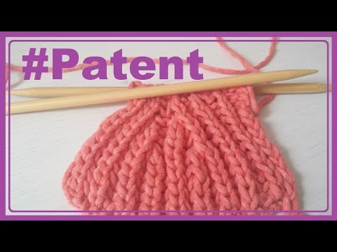 Abnahmen beim Patentmuster stricken  - Vollpatent