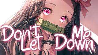 「Nightcore」 Dont Let Me Down - The Chainsmoker