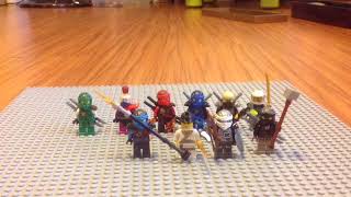 Lego Ninjago SoG custom Ninja, bikers, and Royal guard figures