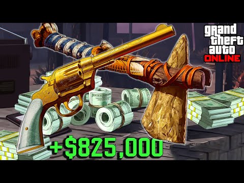GTA 5 Online - All Treasure Hunts | Stone Hatchet, Double Action & Navy Revolver