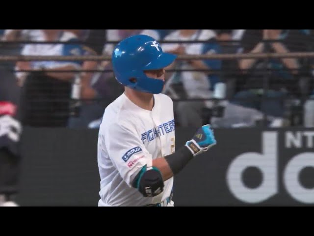 【5回裏】貴重な打点!! ファイターズ・清宮幸太郎 ライトへ強烈なタイムリーヒットを放つ!!  2024年9月28日 北海道日本ハムファイターズ 対 福岡ソフトバンクホークス