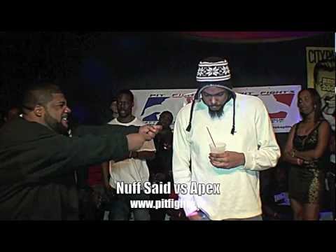 Nuff Said vs Apex Tha Genius
