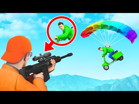 Sniper VS Scooter In GTA!