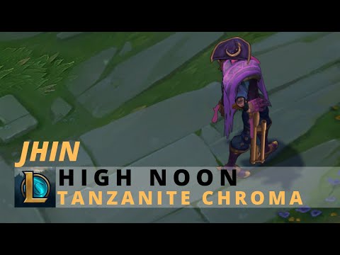 High Noon Jhin Tanzanite Chroma - League Of Legends