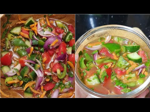 Make Egyptian Salad with me. This taste like its from the restaurant or from the street . Try now!