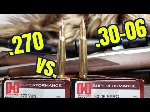 .270 win vs .30-06 sprfld Hornady Superformance GMX