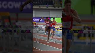 The king of the 60m hurdles: Grant Holloway 👑 #king #usa #sports #athletics #glasgow #hurdles