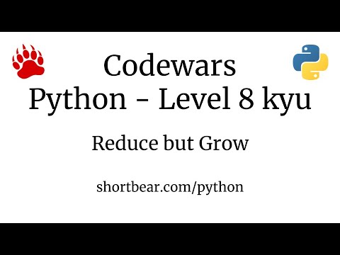Codewars Python Reduce But Grow