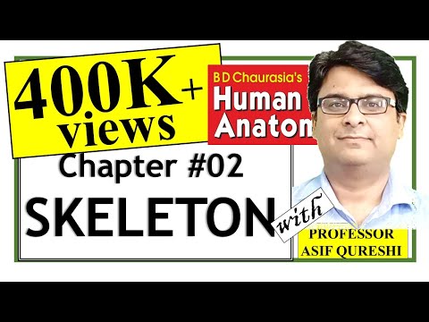 Chapter#2 | BD Chaurasia General Anatomy| Skeleton | Free Medical Tuition | Dr Asif Lectures