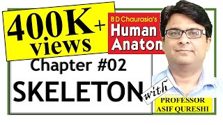 BD Chaurasia General Anatomy Chapter 2 | Skeleton | Free Medical Tuition | Dr Asif Lectures