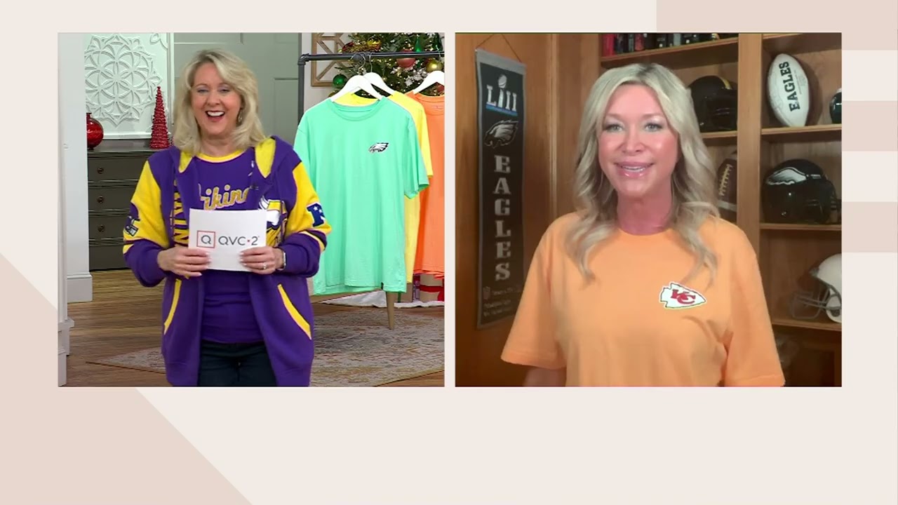 NFL Margaritaville Unisex Pastel Short Sleeve Tee on QVC