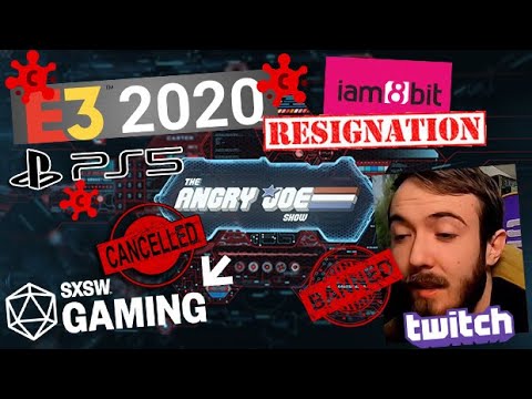 AJS ニュース 3/9 - Twitch ストリーマーが飲酒発砲でBANNED、E3クリエイティブディレクターが辞め、SXSWはキャンセルされる (AJS News 3/9 - Twitch Streamer BANNED for Drunk Gunfire, E3 Creative Director Quits, SXSW Cancelled!)