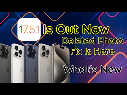 iOS 17.5.1 Is Out For All | Fixing The Photos Bug! |