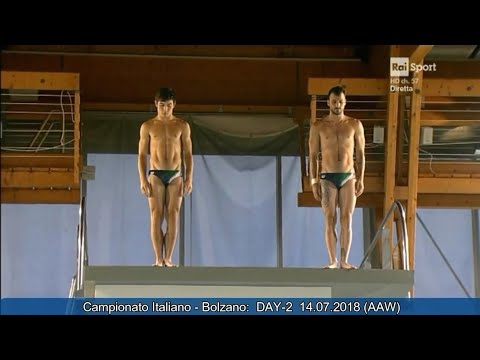 Vladimir BARBU & Mattia PLACIDI - 2018 Italian Diving Championship, Bolzano(ITA) - Sync Men 10m FULL