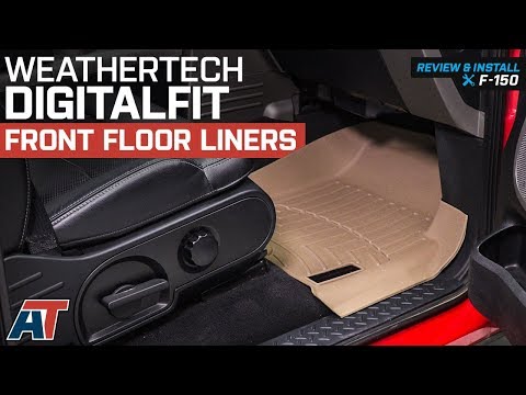2004-2008 F150 Weathertech DigitalFit Front Floor Liners - Tan Review & Install