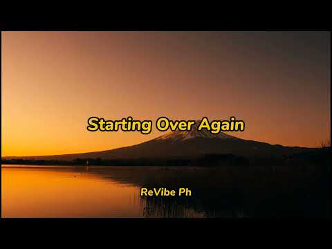 Starting Over Again - Toni G. ( OPM Ballad Jazz Cover)