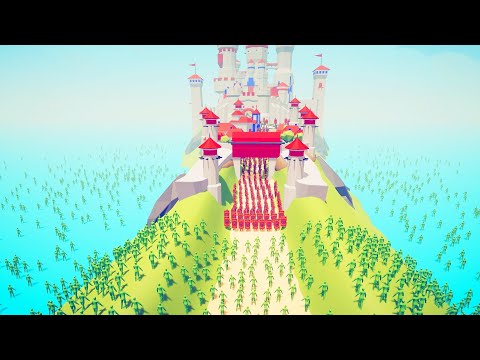Zombies invaded the castle Defend the castle - Totally Accurate Battle Simulator TABS