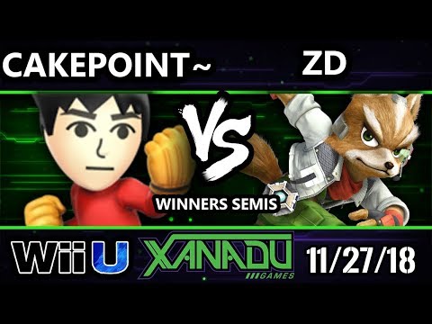 S@X 278 Smash 4 -  Cakepoint~ (Mii Brawler) Vs. Demise | ZD (Fox) - Wii U Winners Semis