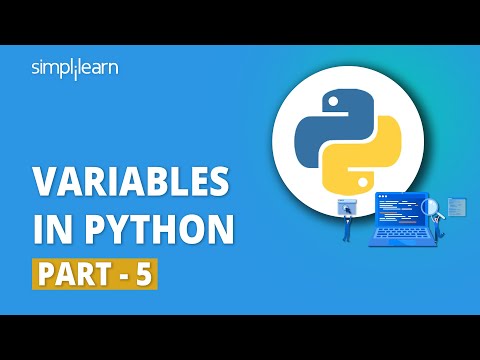 Variables In Python 5 | What Is A Variable In Python | Python For Beginners | Simplilearn