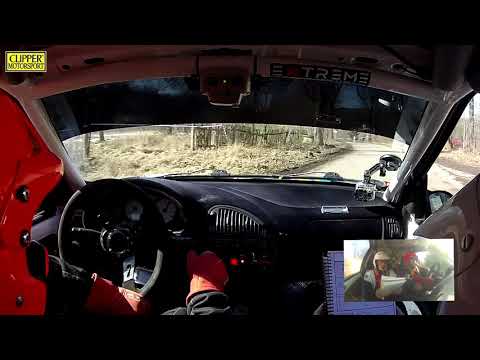 2. Rally SKARS Tarmac Masters 2018 - OS2 Męcinka - Bartek Teter/Damian Pawlik