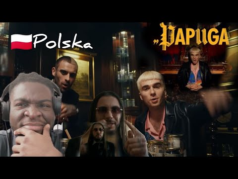 African🇬🇭Reacts To Polish🇵🇱 rap-Mata - Papuga ft. Quebonafide, Malik Montana [REAKCJA]
