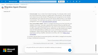 Azure Migrate automated platform landing zone creation