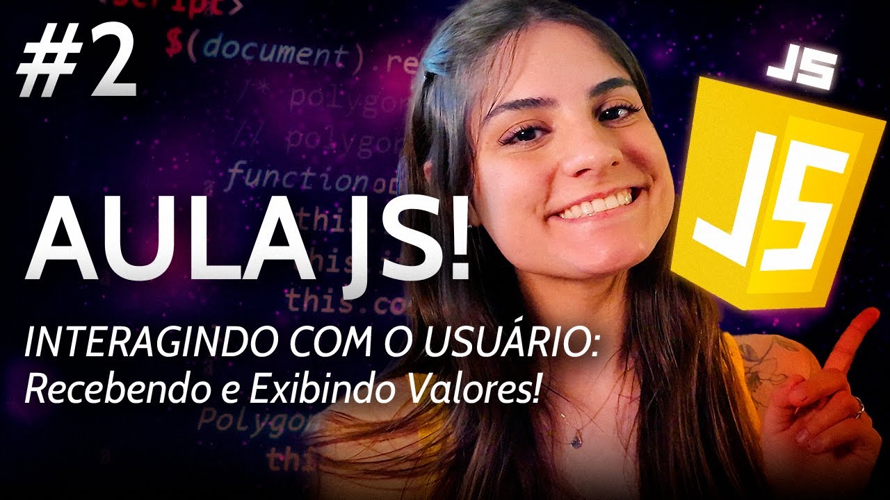 CURSO DE JAVASCRIPT DO ZERO | parte 2 - pegando valores de entrada do usuário e escrevendo na tela