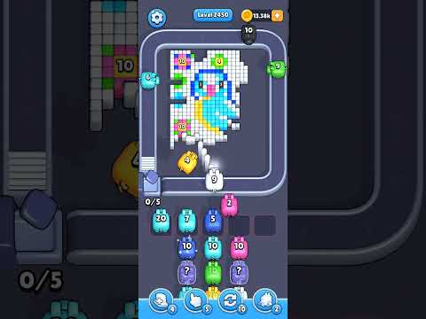 Pixel Flow Level 2450 Walkthrough