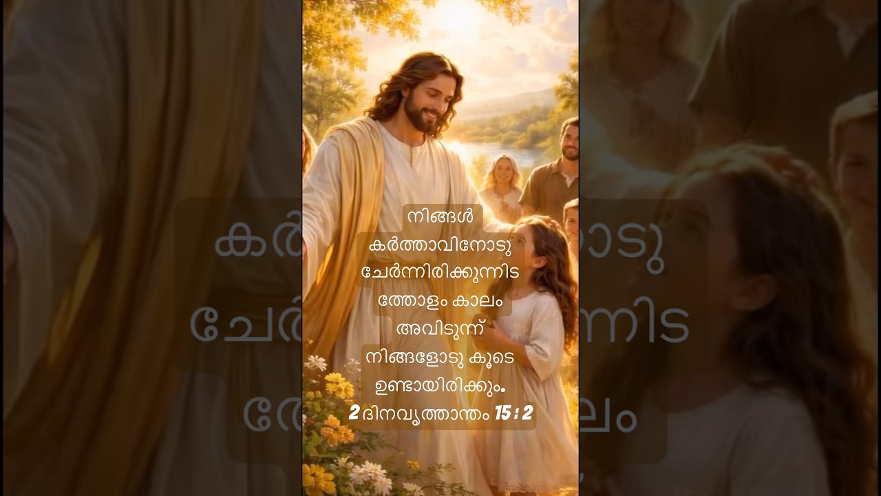 ✨2 Chronicles  15 : 2✨✨2 ദിനവൃത്താന്തം 15 : 2✨