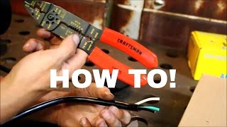 How to wire a 220 plug!