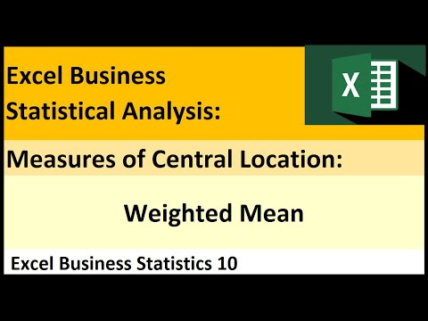 Excel Statistical Analysis 01 Data Statistics