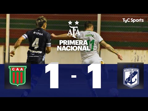Agropecuario 1-1 Brown (PM) | Primera Nacional | Fecha 19