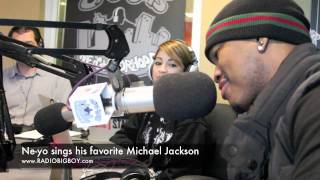 Ne-Yo sings his favorite Michael Jackson song (Big Boy&#39;s Neighborhood)