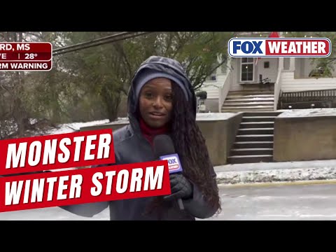 Monster Winter Storm Sweeps Through Southern U.S.
