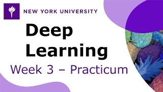  - Week 3 – Practicum: Natural signals properties and CNNs