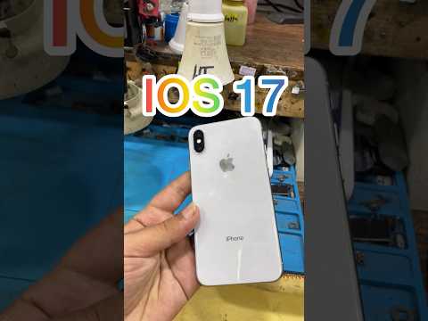 Ios 17 installed in iphone x 😍