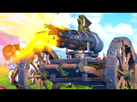 Helfury Machine Guns - THE EMPIRE vs WARRIORS OF CHAOS - Warhammer TotalWar cinematic battle