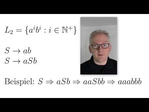 Grundlagen der Informatik, Lehrvideo; Grammatiken formaler Sprachen - mit Übungsteil