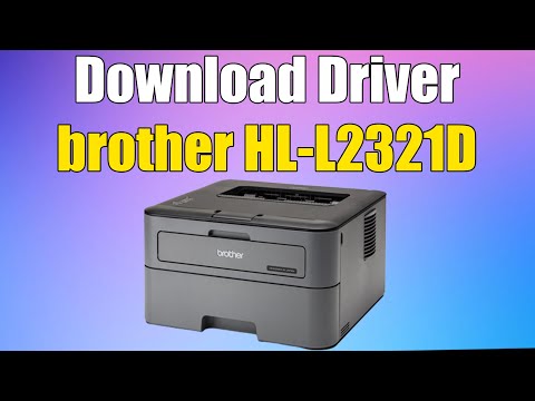 How to install Driver brother HL L2321D Printer in windows 10 or 11